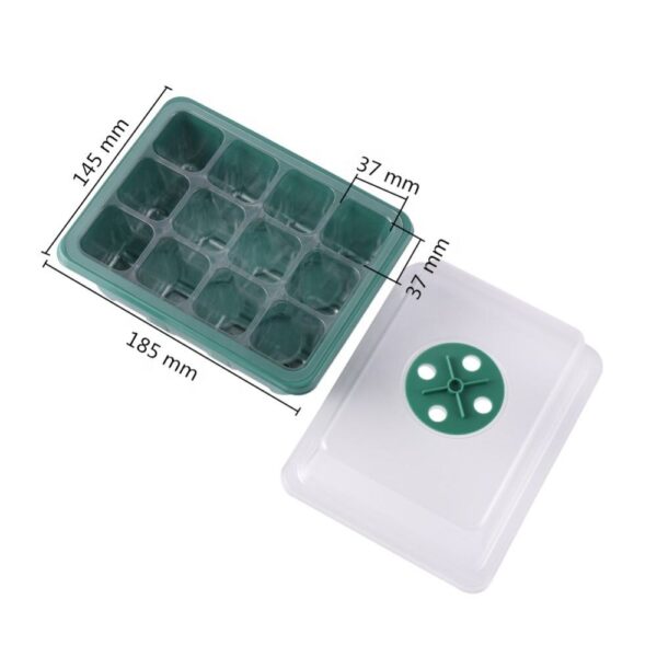 Breathable 6 12 Cells Cultivation Tray Garden Nursery Seedling Grow Box Planting Starter Trays