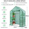 High Quality Plant Succulent Insulated Winter Plant protection Greenhouse Kit 4Tier Garden Greenhouse with Seedling Stand