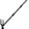 Hoe Garden Tool, 45 Inch Garden Hoe Long Handle for Weeding, Hoe Cultivator 2 in 1 Hand Garden Tools for Gardening Planting