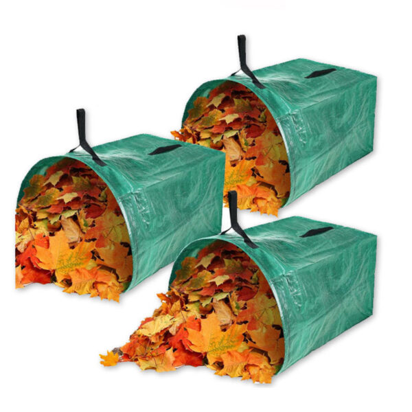 Large 150L Capacity PVC Garden Dustpan and Leaf Collection Bag for Dead Branches Weeds Garbage Removal