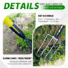 Pitch Fork, 4 Tine Heavy Duty Garden Fork with Ergonomic No-Slip D-Grip Handles, Handle Spading Fork