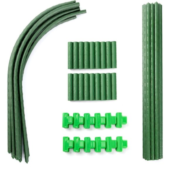 Gardening Plant Support DIY Greenhouse Vegetable Planting Arch Tunnel Pole Bend Pipe Frame Splicing Warm Plastic