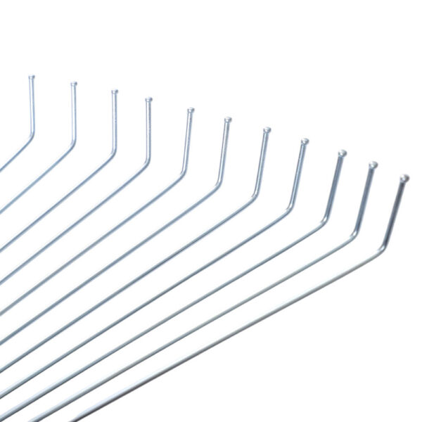 9-tooth Portable Telescopic Lawn Garden Rake Stainless Steel Agricultural Garden Rake