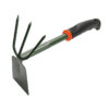 Outdoor Garden Tool Flower Rake PP Handle Three Tooth Rake Dual-use Small Garden Hoe Shovel