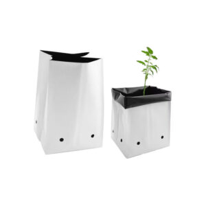 Stand-Up Square PE Plastic Backyard Nursery Greenhouse Grow Bags for Agriculture Farm Plants Garden Balcony Seedling Cultivation