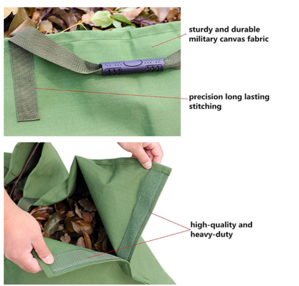 New Reusable Heavy Duty Gardening Bags Leaf Bag for Collecting Leaves