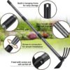 Hoe Garden Tool, 45 Inch Garden Hoe Long Handle for Weeding, Hoe Cultivator 2 in 1 Hand Garden Tools for Gardening Planting