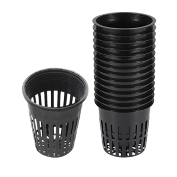 Eco-Friendly 1/2/3/4 Inch Plastic Net Pot Home Gardening Hydroponic Mesh Basket Floor Flower Pots & Planters