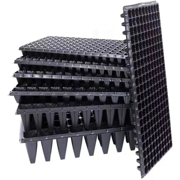 Seed Starter Trays Tray Kits with Dome 72 Cells Plug Trays and 1020 Tray No Holes with 100 Pcs Tags Seed Starter Kit for Nursery Germination Plant Propagation Gardening Greenhouse