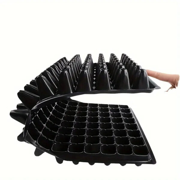Seed Starter Trays Tray Kits with Dome 72 Cells Plug Trays and 1020 Tray No Holes with 100 Pcs Tags Seed Starter Kit for Nursery Germination Plant Propagation Gardening Greenhouse
