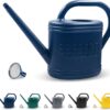 2 Gallon Watering Can, Outdoor Watering Can for Plants, Garden Water Can with Removable Long Spout and Stainless Steel Sprinkler Head, Large Water Can for Greenhouse