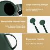 Watering Can for Indoor Outdoor Plants, Modern Small Watering Cans with Removable Nozzle, Long Spout Watering Can for Indoor Bonsai Plants Garden Flowers 1/2 Gallon 1.8L