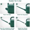 2 Gallon Watering Can, Garden Watering Can Outdoor, Plant Water Can with Removable Long Spout and Stainless Steel Sprinkler Head, Large Plastic Outdoor Watering Cans for Gardening Flower Plants