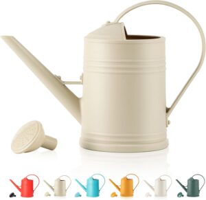Watering Can for Indoor Plants, Flower Watering Can, Plastic Water Can for Plants with Sprinkler Head 1/2 Gallons