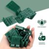 Green Butterfly Garden Clamps, Reusable Greenhouse Shade Cloth Fix Clamp for Garden or Outdoor Agricultural Netting Fabric Accessories