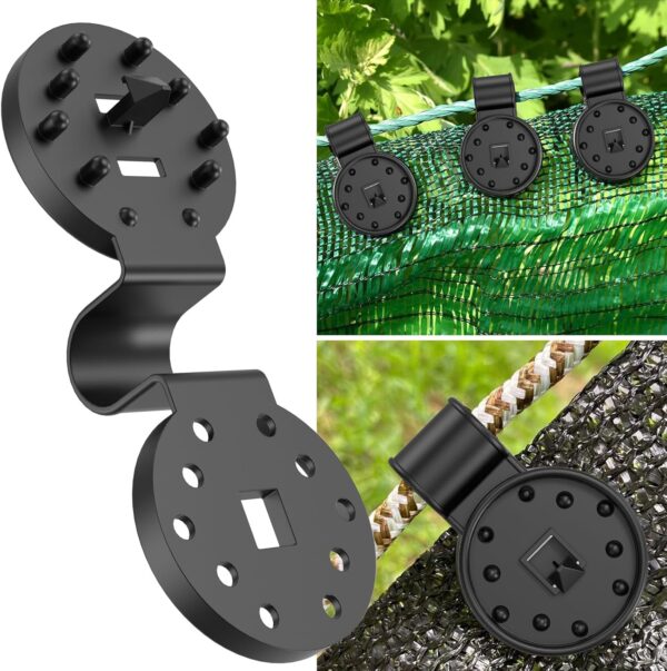 Special Plastic Fastener for Sunshade Net for Fastening in Vegetable Greenhouses Versatile Sunshade Net Fixing Clip