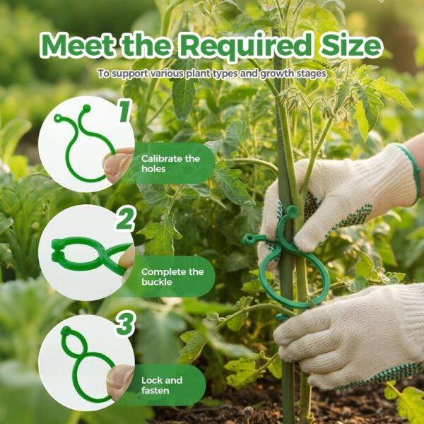 Garden Vine Clips Plant Rattan Climbing Wall Fixture Buckle Tomato Grapevine Hook Holder Plant Support Clip