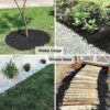 Plastic Edging Nails, Spiral Landscape Fabric Edging Anchoring Stakes Nylon Landscaping Anchoring Spikes Garden Lawn Yard Spikes for Weed Barrier, Paver Edging, Artificial