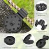 Special Plastic Fastener for Sunshade Net for Fastening in Vegetable Greenhouses Versatile Sunshade Net Fixing Clip