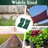 Green Butterfly Garden Clamps, Reusable Greenhouse Shade Cloth Fix Clamp for Garden or Outdoor Agricultural Netting Fabric Accessories