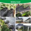 Special Plastic Fastener for Sunshade Net for Fastening in Vegetable Greenhouses Versatile Sunshade Net Fixing Clip