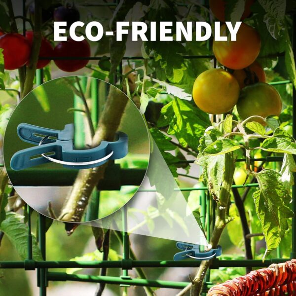 Greenhouse Plant Fastener Securing Clip Branches Vines Fixing Clamp Seedling Support Grafting Clip
