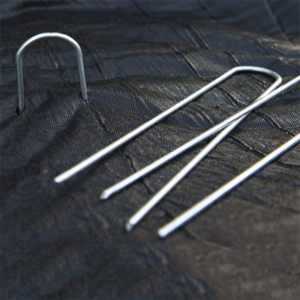 Garden Stakes Ground U Shaped Landscape Pins to Secure Lawn Fabrics Weed Barrier Covers Ground Cover and Landscaping