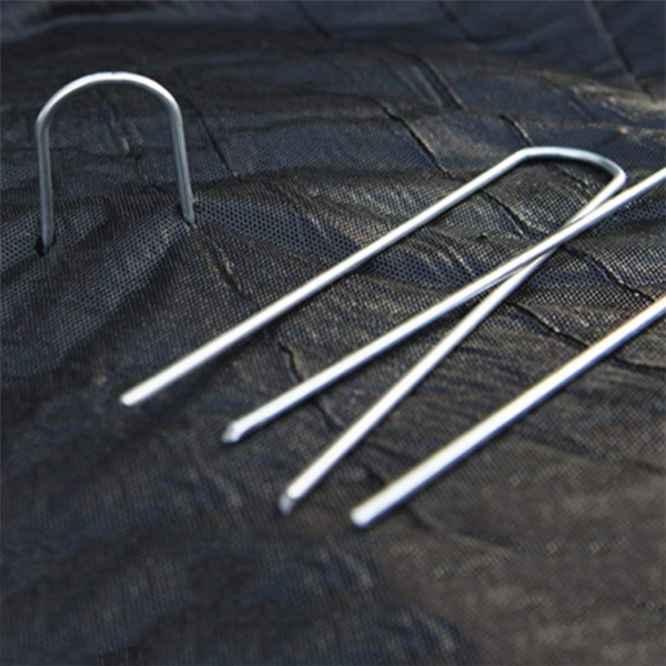 Garden Stakes Ground U Shaped Landscape Pins to Secure Lawn Fabrics Weed Barrier Covers Ground Cover and Landscaping