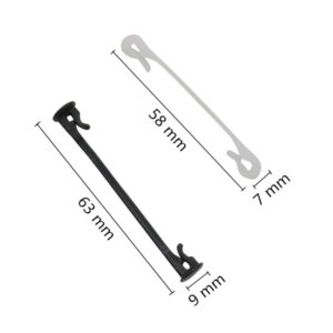Grape Vine Trellis Clips - Agricultural Plant Plastic Rope Vine Tied Fixed Buckle Hook Tie Belt Vegetable and Fruit Tie Wire Frame Belt