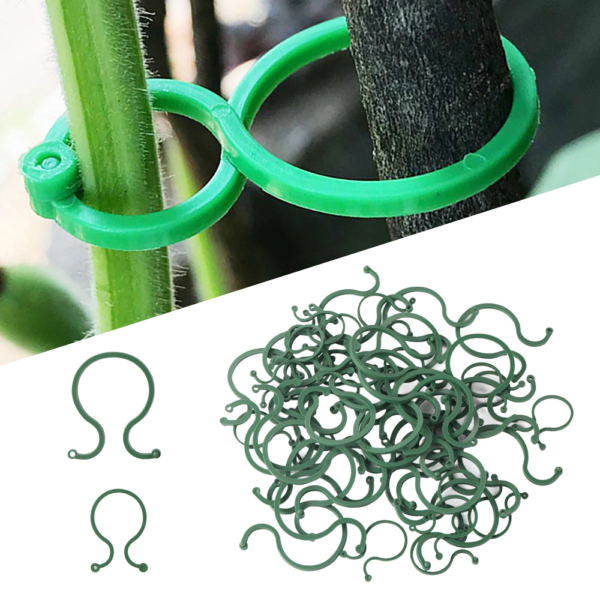 Garden Vine Clips Plant Rattan Climbing Wall Fixture Buckle Tomato Grapevine Hook Holder Plant Support Clip