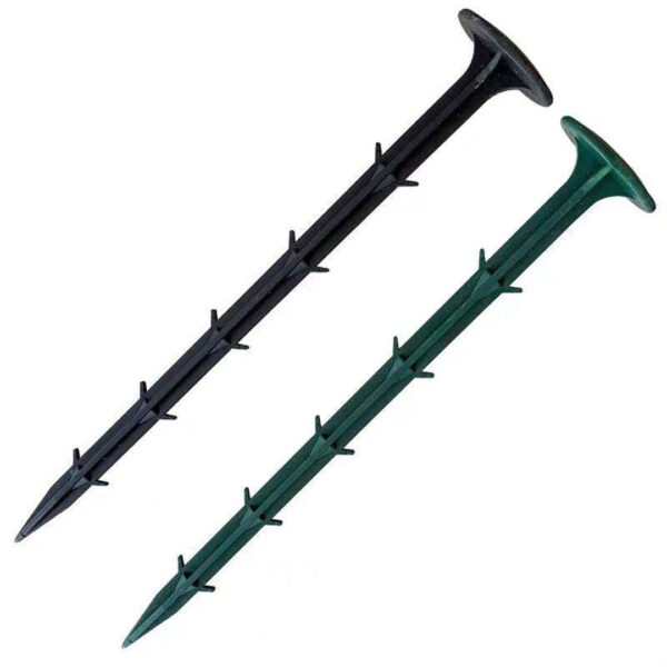 Durable Reusable HDPE Material Ground Nails  for Garden Landscape Lawn Edging