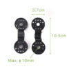 Special Plastic Fastener for Sunshade Net for Fastening in Vegetable Greenhouses Versatile Sunshade Net Fixing Clip