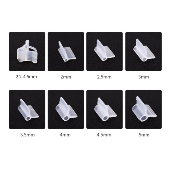 Agricultural Plastic Product Silicone Transparent Greenhouse Vegetable & Tomato Plant Grafting Clips