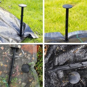 Durable Reusable HDPE Material Ground Nails  for Garden Landscape Lawn Edging