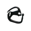 Greenhouse Shade Cloth Hooks Black Alloy Plastic Clips for Sunshade Net and Curtain Wire