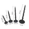 Durable Reusable HDPE Material Ground Nails  for Garden Landscape Lawn Edging