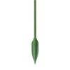 Plant Support Stakes with Movable Clips,  Green Garden Stakes for Potted Plants Indoor Outdoor, Orchid Tomato Rose Single Stem Support, Sturdy & Reusable
