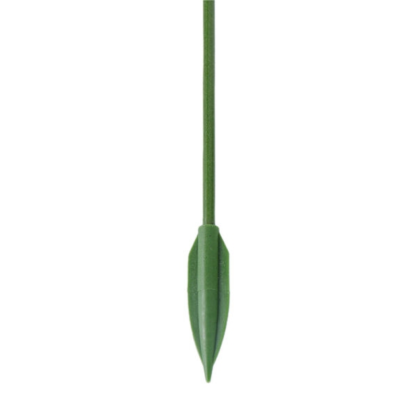 Plant Support Stakes with Movable Clips,  Green Garden Stakes for Potted Plants Indoor Outdoor, Orchid Tomato Rose Single Stem Support, Sturdy & Reusable